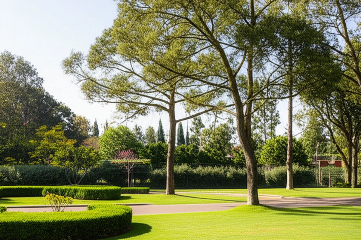 Street and neighborhood view in Pilar, Argentina